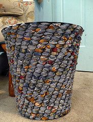 Rhonda's Woven Wastebasket