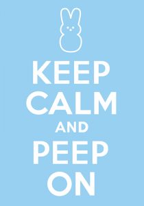"Keep Calm and Peep On" Poster
