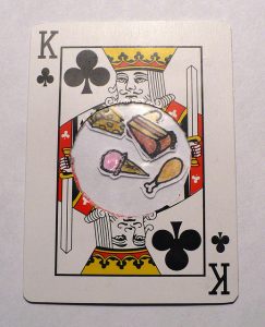 Rhonda's King of Clubs Artist Trading Card