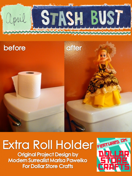 toilet paper roll cover tutorial