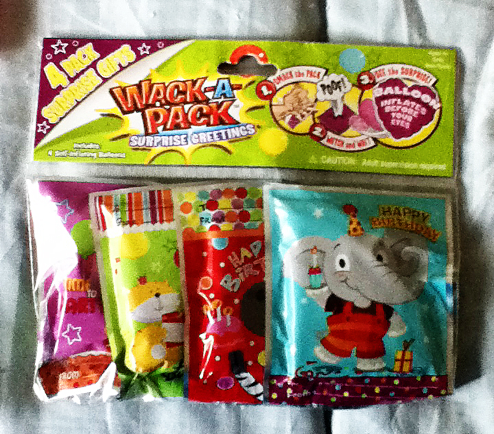 8 Wack-A-Pack Valentine's Day Balloons - Smack to Inflate - Surprise  Greeting 