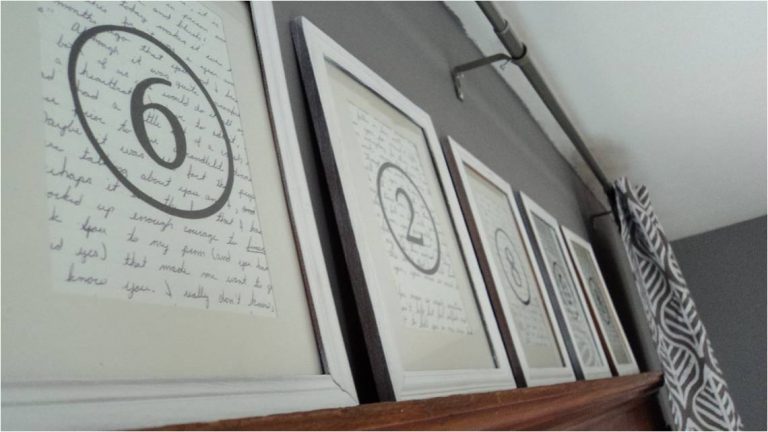 Make Love Letter Art » Dollar Store Crafts