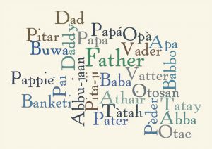 Father Wordle Art