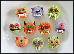 zombie zoo cupcakes
