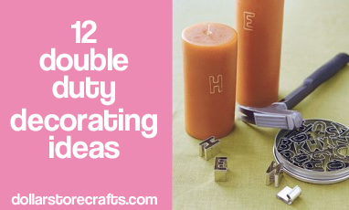12 Double Duty Decorating Ideas