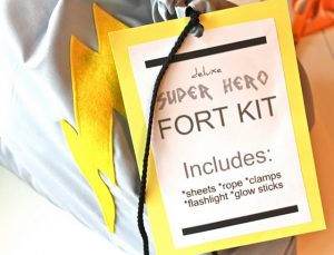super hero fort kit