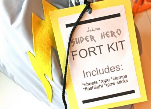 super hero fort kit