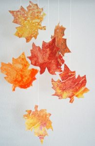wax fall leaves