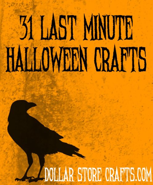 31 last minute halloween crafts