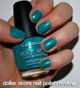 dollar store nail polish review