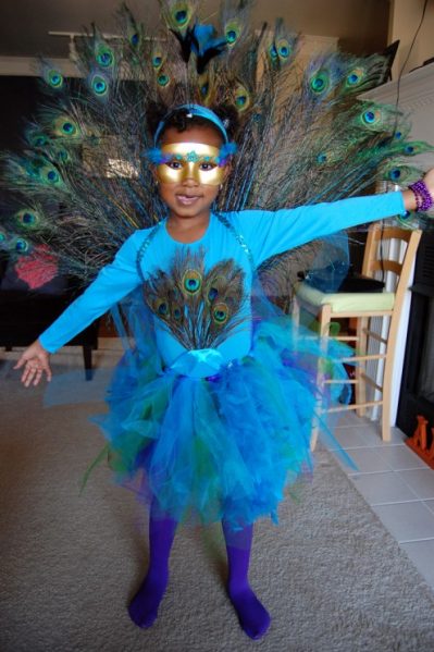 Make a Peacock Costume » Dollar Store Crafts