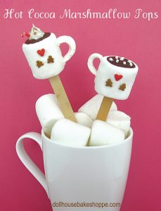hot cocoa marshmallow pops