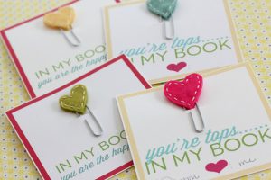 heart bookmarks