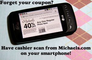 michaels phone coupon
