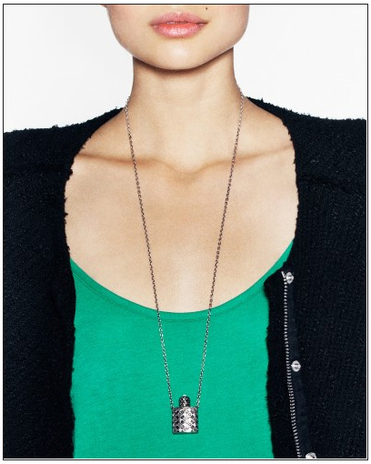 persephone bottle necklace modeled