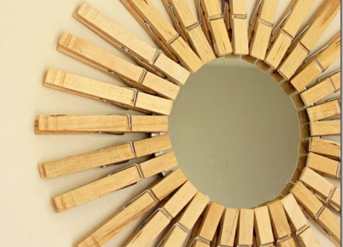 starburst clothespin mirror