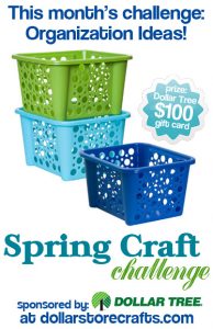 Dollar Store Crafts spring craft challenge