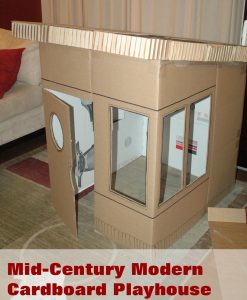 mod cardboard playhouse