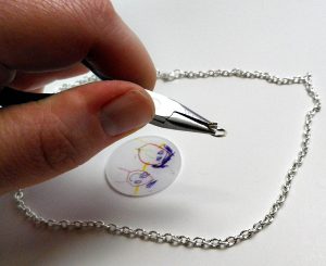 shrinky necklace jump ring