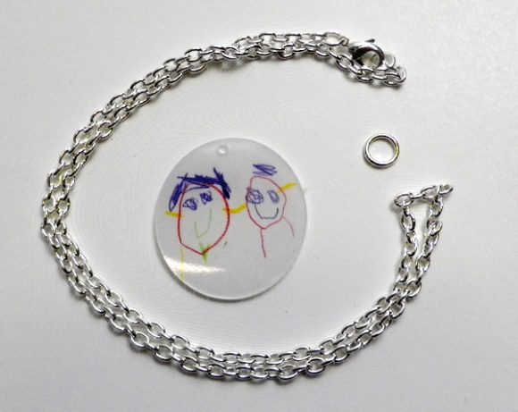 shrinky necklace supplies