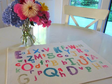 Easy ABC Place Mat