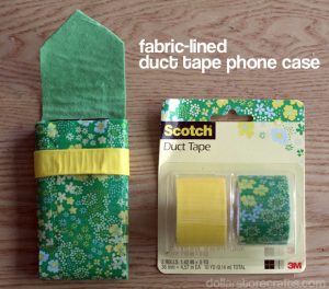 Fabric Lined Duct Tape iPhone Case