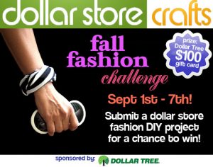 Dollar Store Crafts Fall Fashion Challenge Sept 1-7th