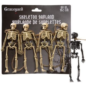 Plastc Skeleton Garland