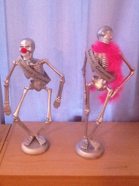 Make Skeleton Costume Contest Trophies
