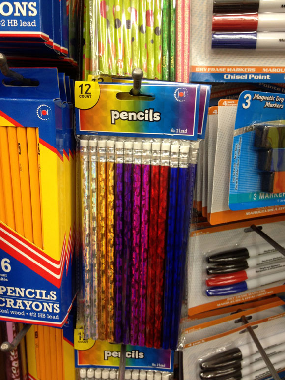 dollar store pencils