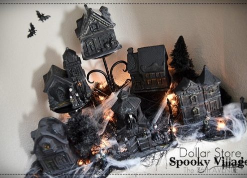Make a spooky Halloween village