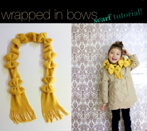 Make a Wrapped in Bows Scarf (via dollarstorecrafts.com)