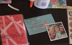 make invitations: bridal shower postcard supplies
