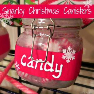 Snarky Christmas Canisters