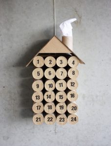 Toilet Paper Roll Craft: Advent Calendar