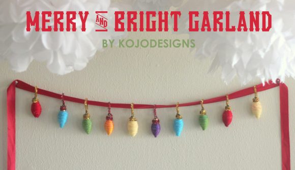 Make a yarn Christmas lights garland (via dollarstorecrafts.com)