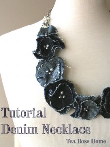 Make a denim flower necklace (via dollarstorecrafts.com)