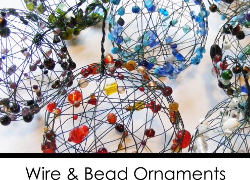 Make wire and bead ornaments (via dollarstorecrafts.com)