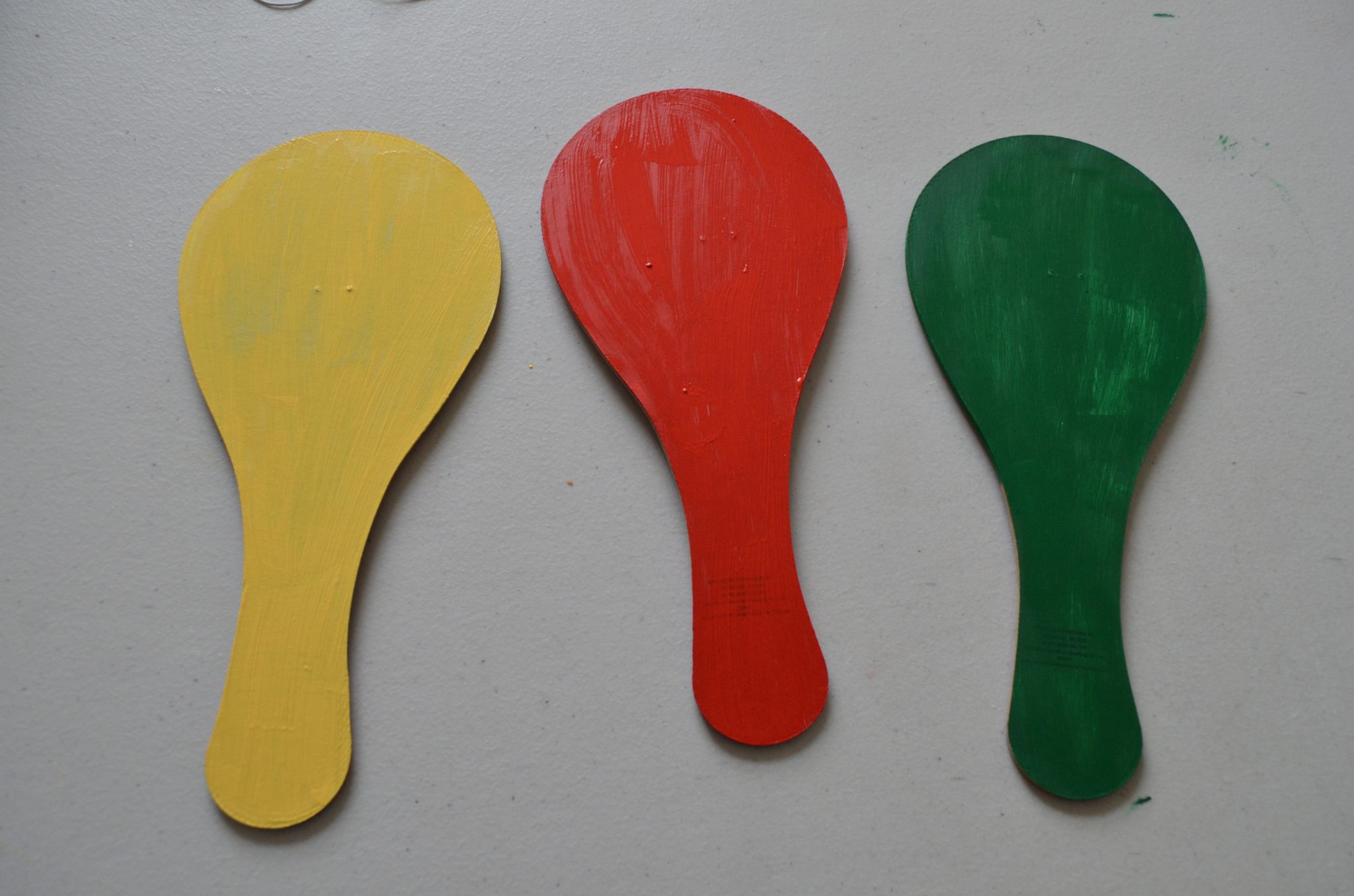 Tutorial: Red Light Green Light Game Paddles Dollar Store Crafts