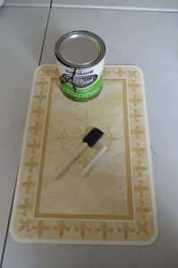 Tutorial: Chalkboard placemat