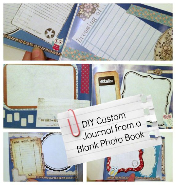 Tutorial: Custom Journal from Blank Photo Book » Dollar Store Crafts
