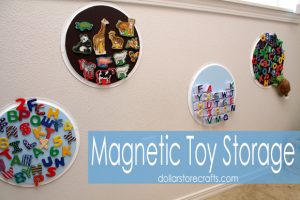 magnetic toy storage