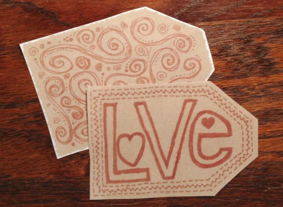 Free Printable: Valentine's Day Doodle Tags