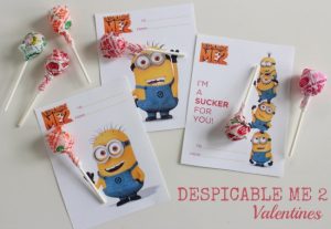 Despicable Me Valentines at Make & Takes