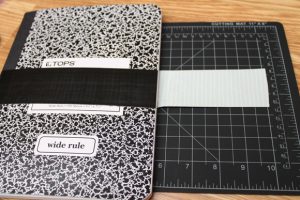 tutorial duct tape composition notebook