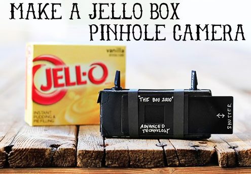 Jello Box Pinhole Camera