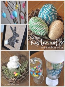 5 easy dollar store easter crafts