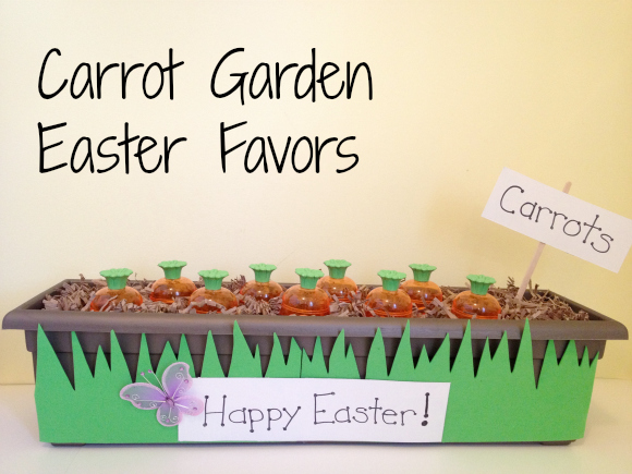 Tutorial: Carrot Garden Easter Favors
