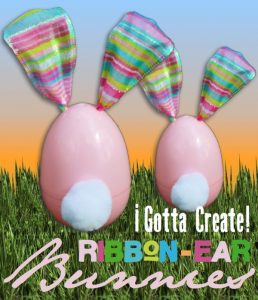 Ribbon Ear Easter Egg Bunnies