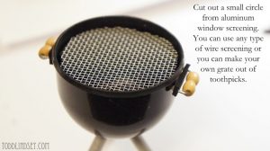 Tutorial: Dollhouse Charcoal Grill